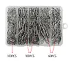 260pcs Fishing Power Clips Stainless Steel Speed Clips for Freshwater Saltwater