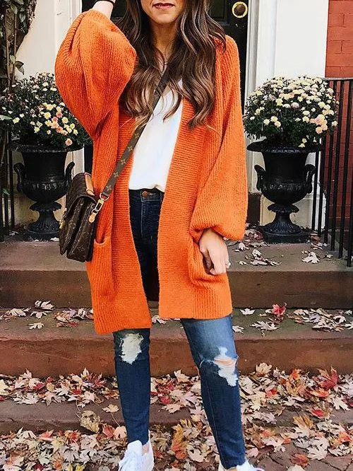 Long Sleeve Casual Outerwear