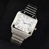 Santos de Cartier WSSA0029 stainless steel white MEDIUM complete