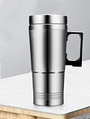 Camping Travel Kettle 12V/24V Car Electric Heating Cup 300ML Insulated Drink Mug