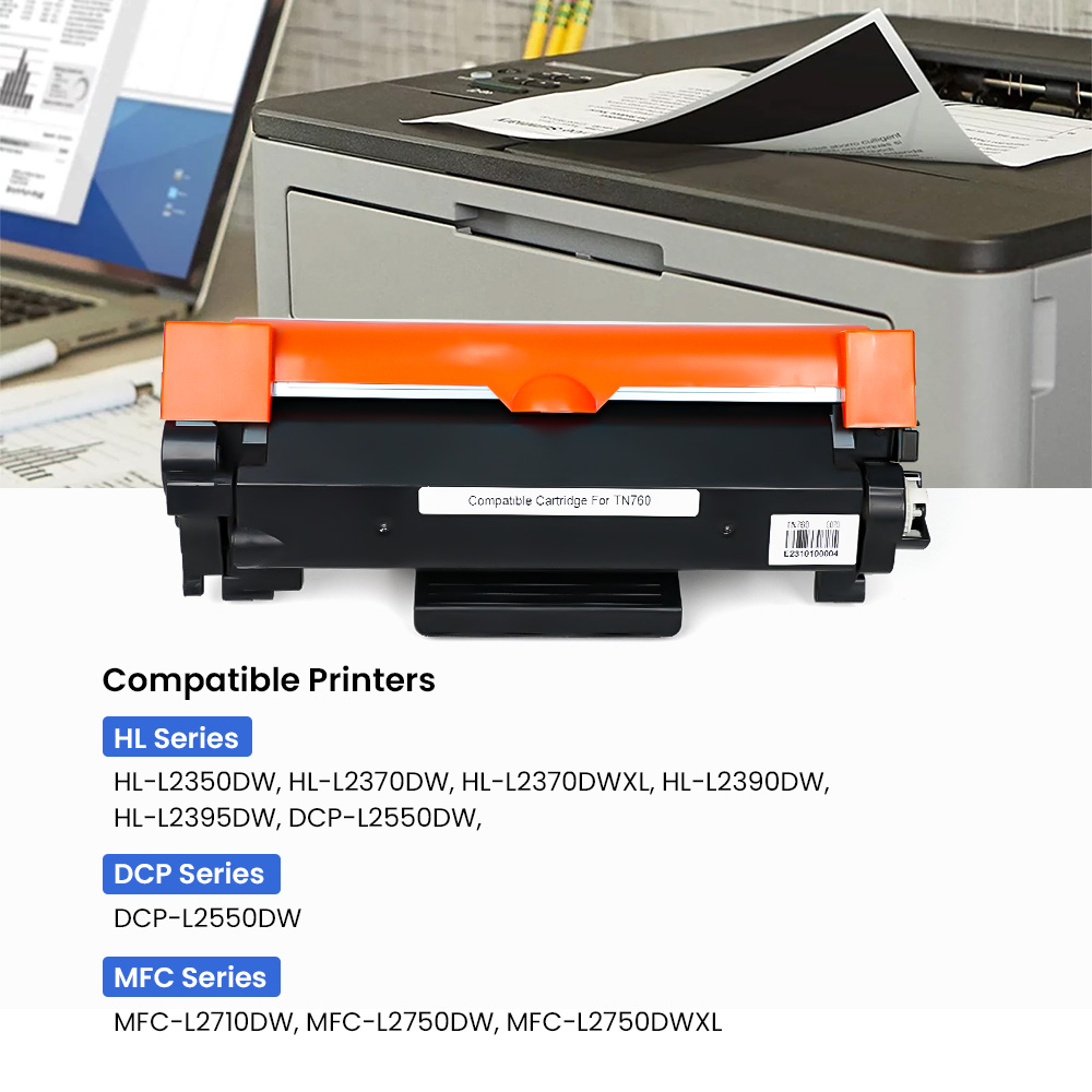 TN760 Toner Cartridges Replacement Compatible for Brother TN760 TN-730 ...