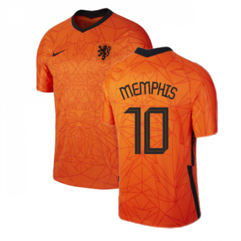 Niederlande Memphis Depay 10 Home Trikot EM 2020-2021