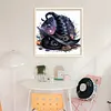 Witch Hat Cat-11CT Stamped Cross Stitch 40*40cm