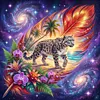 Luxury AB Velvet Diamond Painting Kit - Scenic Tiger