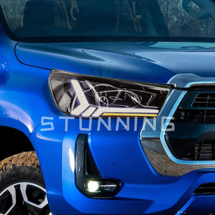 Upgrade full LED dynamic headlamp headlight assembly for TOYOTA HILUX REVO head lamp head light 2015-2019 plug and play ASSEMBLY SET ITN Auto