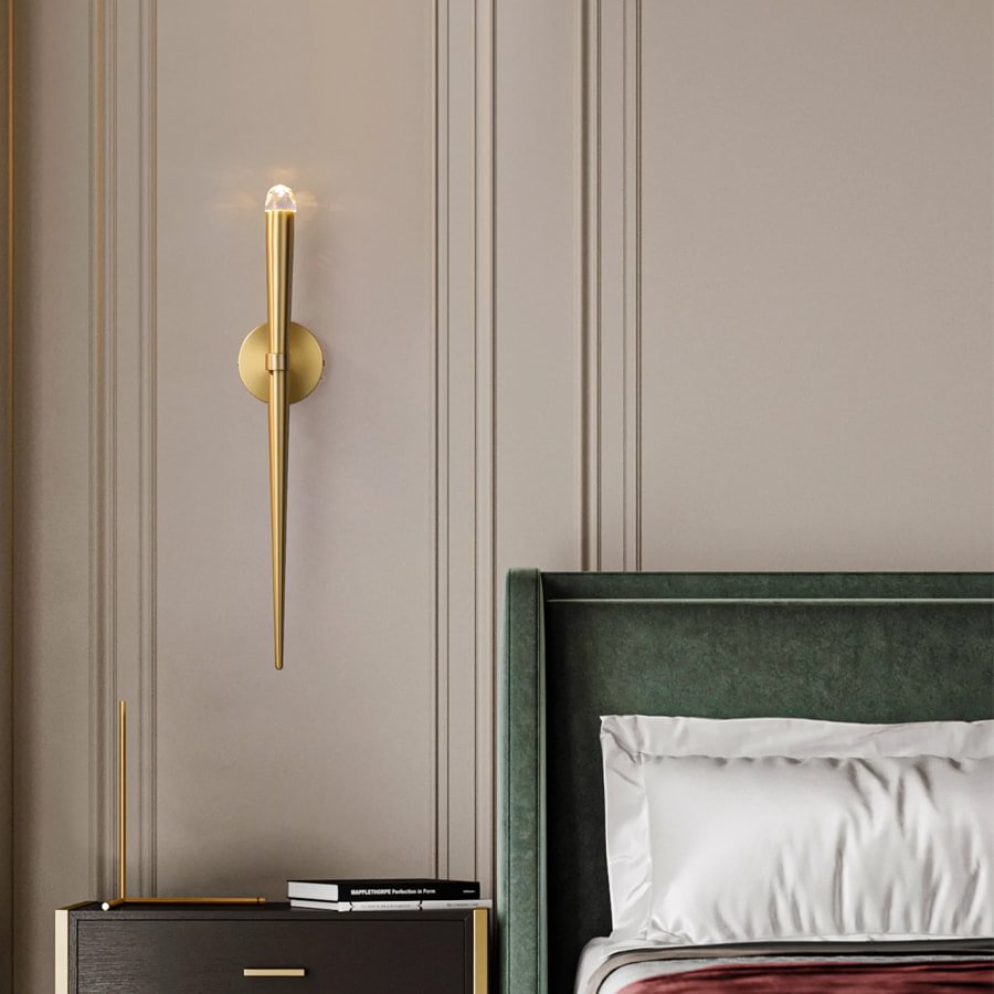 Brass Torch Sconce JOSENART Josenart