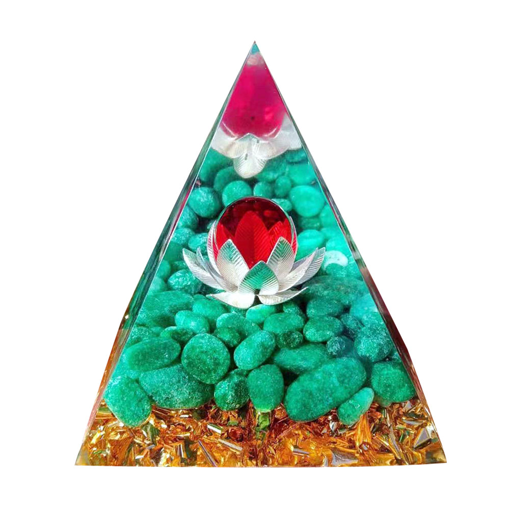 

5cm Natural Orgonite Pyramid Chakra, 501 Original
