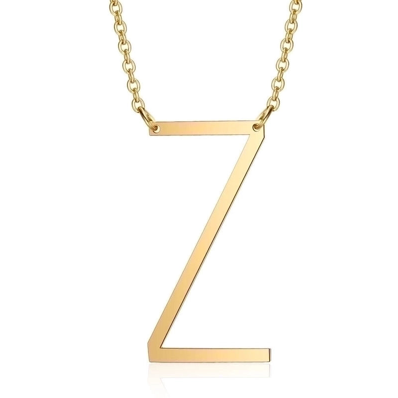 Stainless Steel Fashion Polishing Letter Necklace
