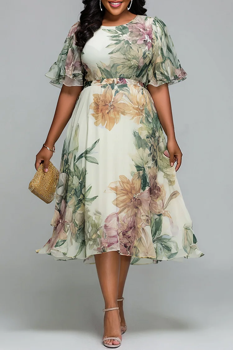 floral tea party dress plus size Afternoon Tea Dress ~ Cottage Floral Pink  Show Me Your Mumu