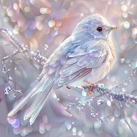 Crystal Feathered Bird &ndash; Diamond Painting