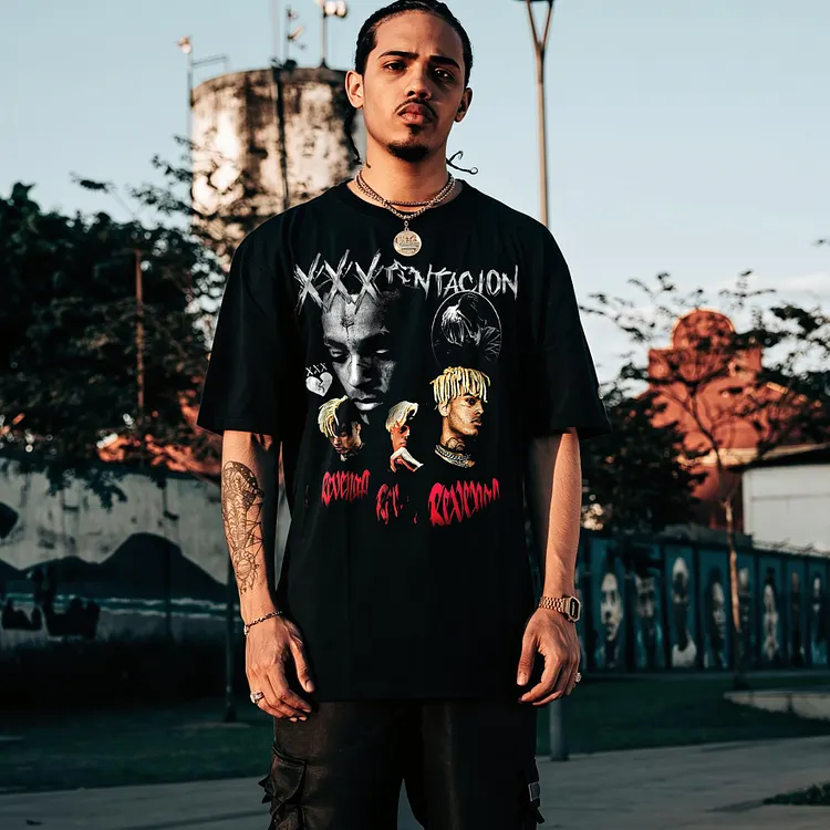 Xxxtentacion. Revenge. Evil. Revenge Printed Men's T-shirt