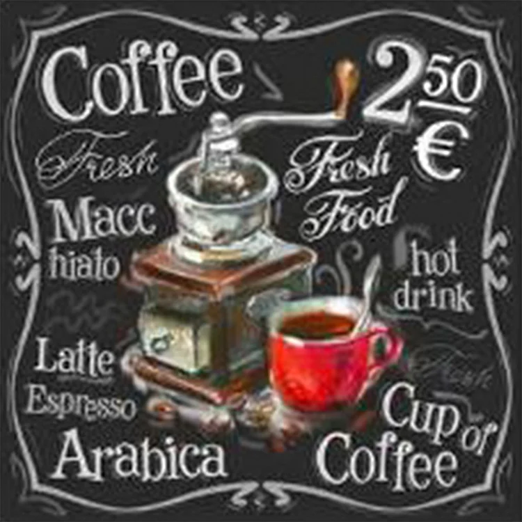 Coffee - Painting By Numbers - 40*40CM gbfke