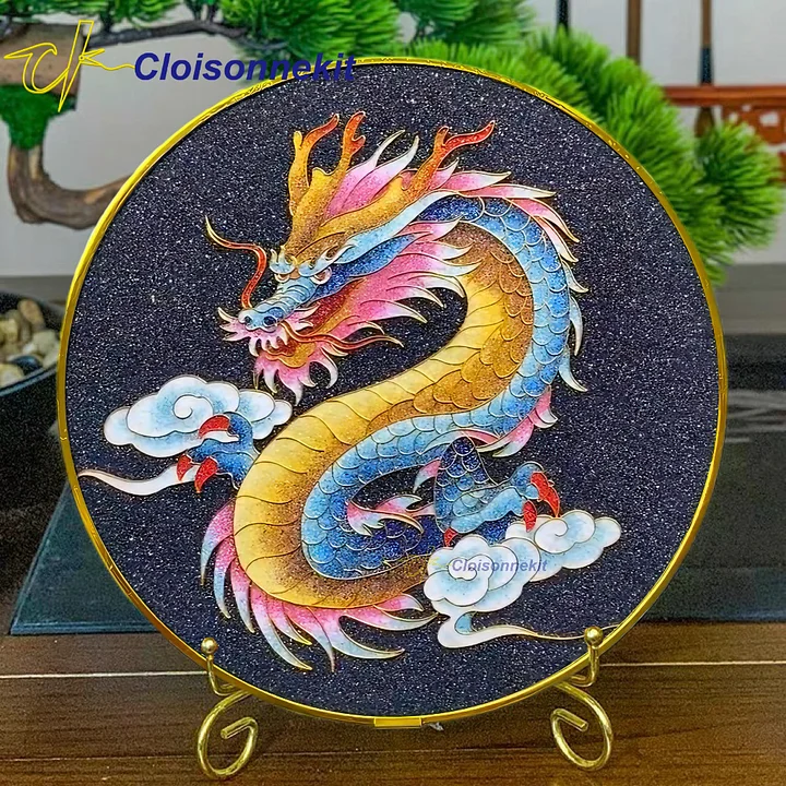 Dragon on the Cloud -Cloisonne Painting Art Kits - Cloisonnekit