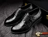 Handmade Alligator Shoes Modern Classic Brogue Lace Up Leather Lined Perforated Dress Oxfords Shoes