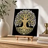 (30x30cm)Tree of Life DIY Pearl Painting Art With Inner Frame Handmade Pearl Material Art Kit Living Room Decor