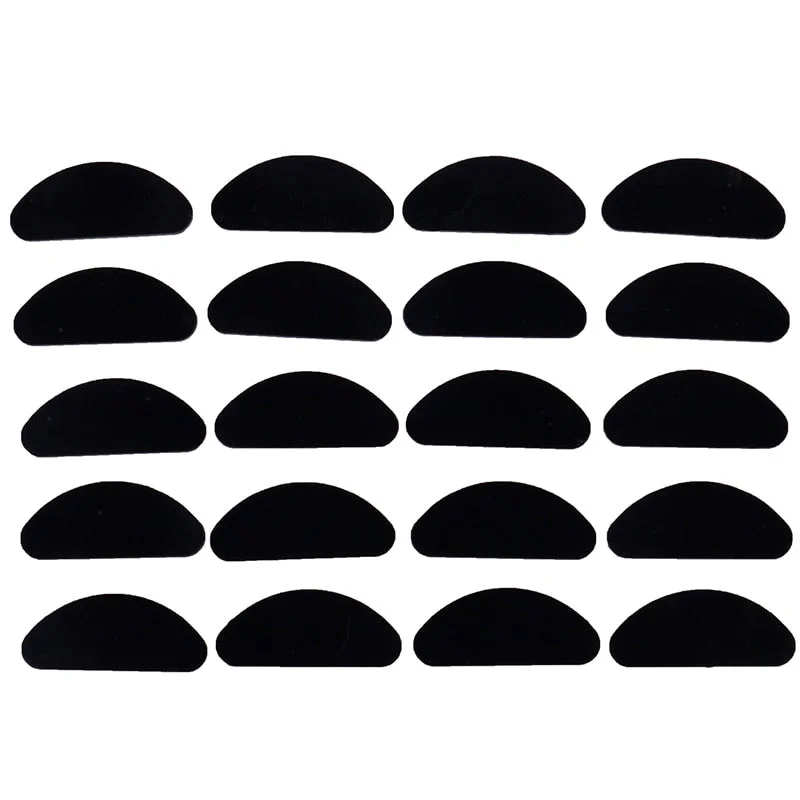 10 Pcs Glasses Nose Pads Adhesive Silicone Nose Pads Non-slip White Thin Nosepads for Glasses Eyeglasses Sunglasses