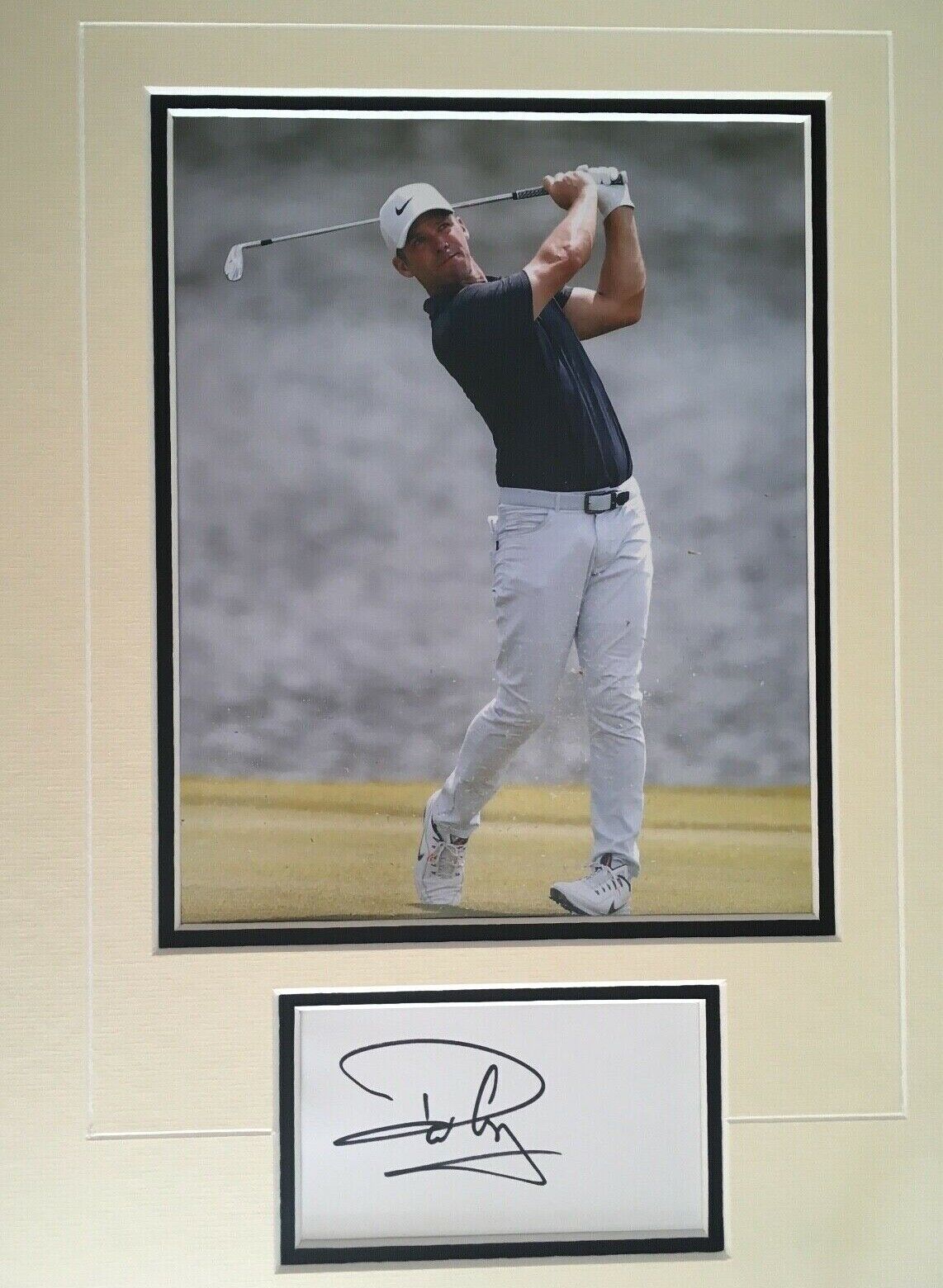 PAUL CASEY - BRITISH PROFESSIONAL GOLFER - SUPERB SIGNED Photo Poster painting DISPLAY