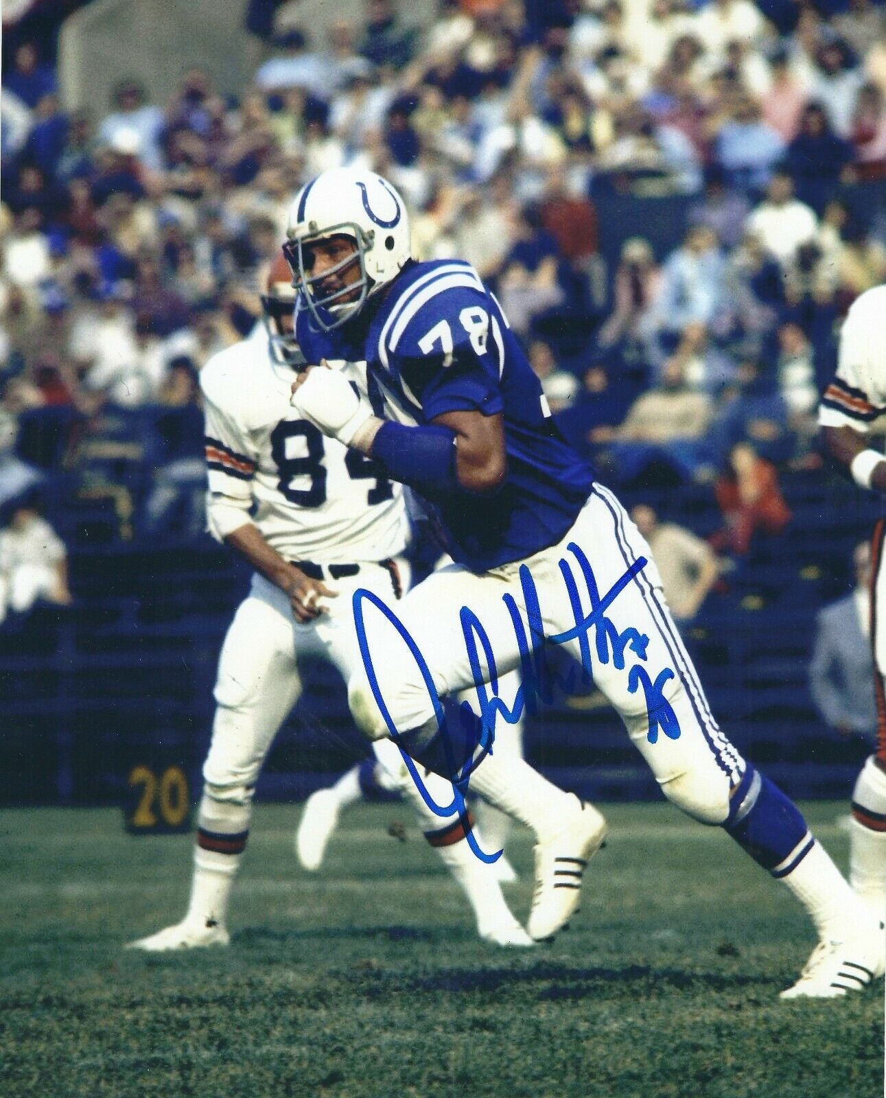 Autographed John Dutton Baltimore Colts 8x10 Photo Poster painting - w/COA