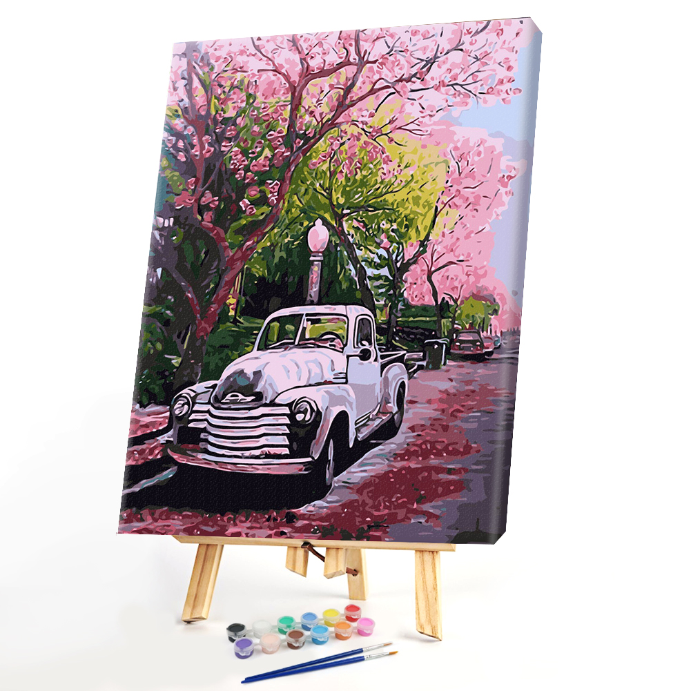 

40*50CM Paint By Numbers-Pink Path, 501 Original