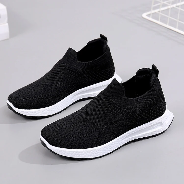 Knitted Breathable Slip-On Orthopedic Mesh Shoes  Stunahome.com