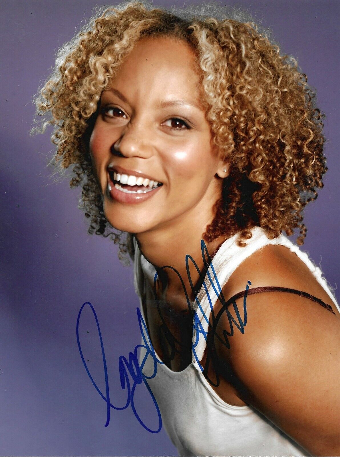 Angela Griffin Signed 10x8 Photo Poster painting AFTAL