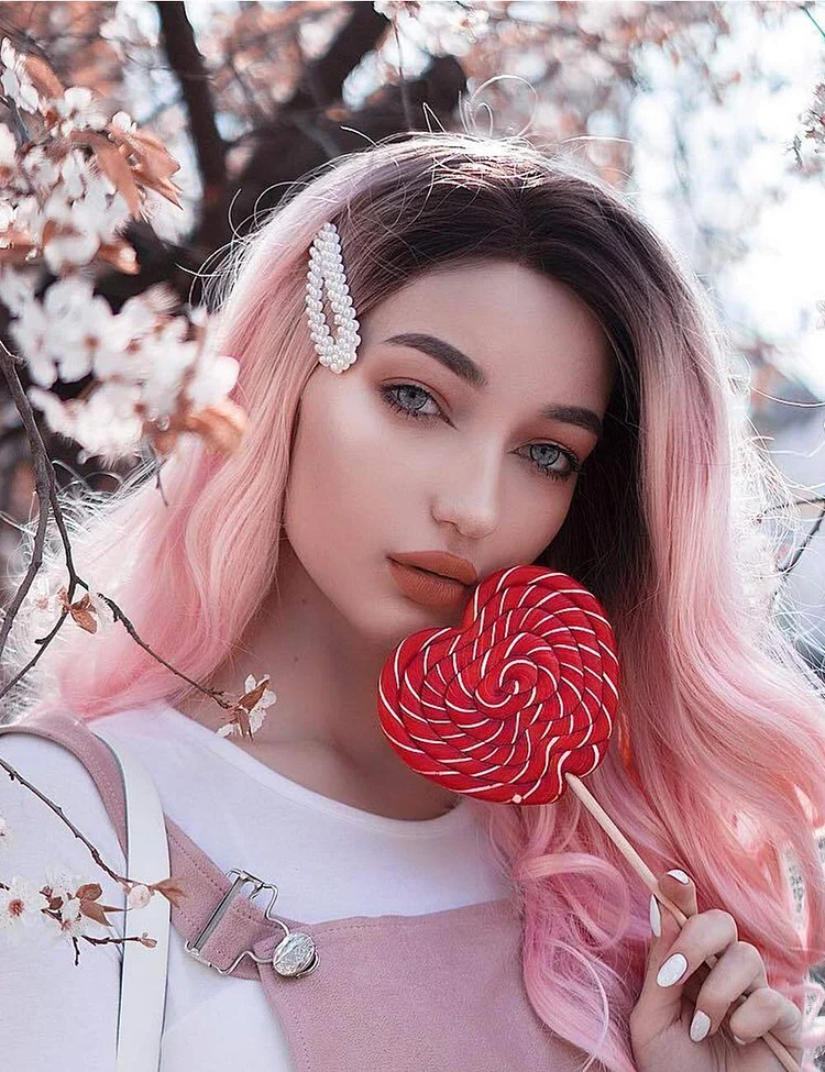 2021 Pink Wave Mini Lace Front Wigs-elleschic