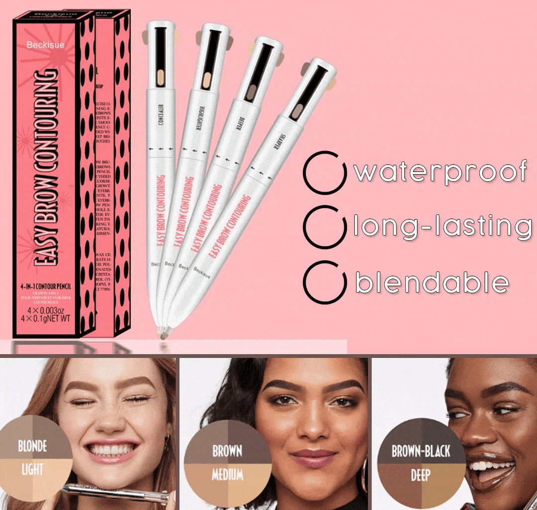 (🔥HOT SALE NOW) 4-in-1 Brow Contour & Highlight Pen