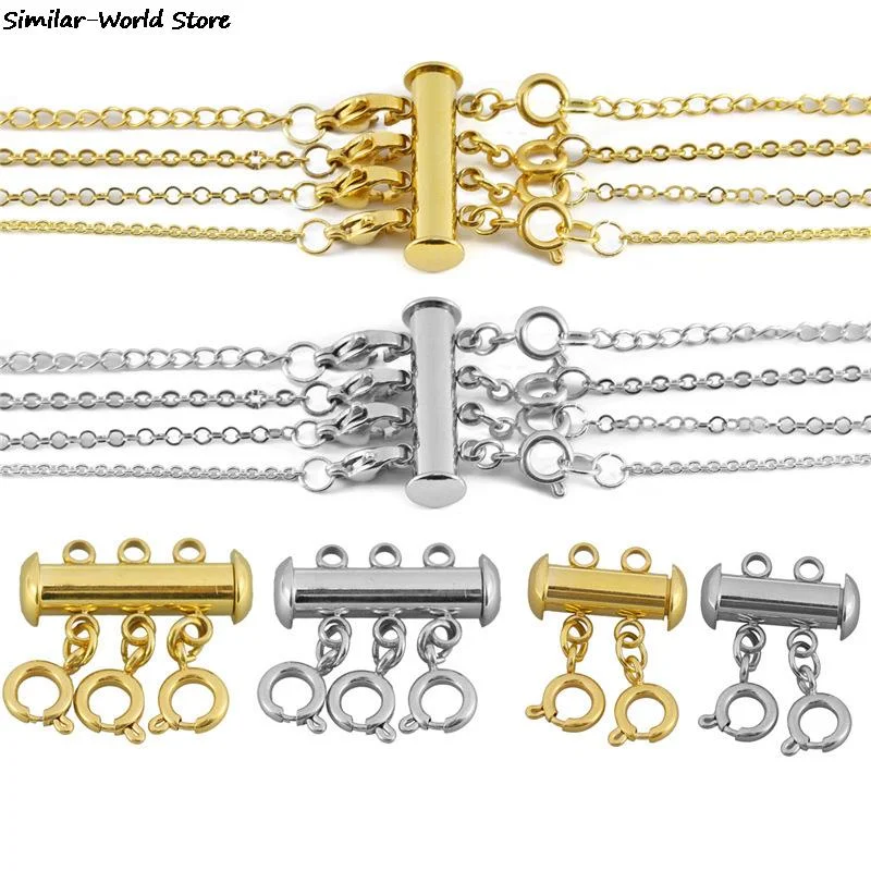 Strand Necklace Detangler Untangling Layered Necklace Clasp  Jewelry Accessories