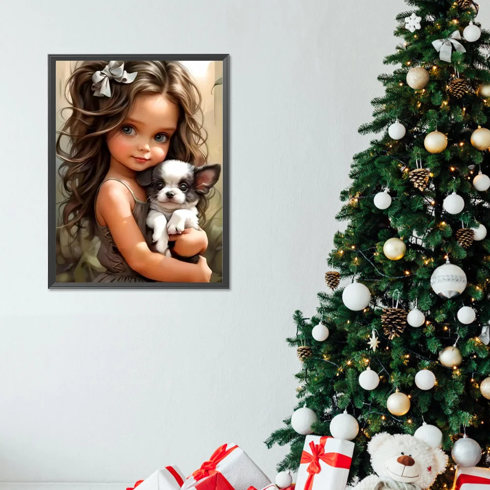 Diamond Painting - Full Round Drill - Sweet Cool Girl(Canvas|30*40cm)