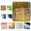 Tulip Night Light Handmade DIY Magic Cube Tulips Flower Table Lamp and Mirror Home decor Gift