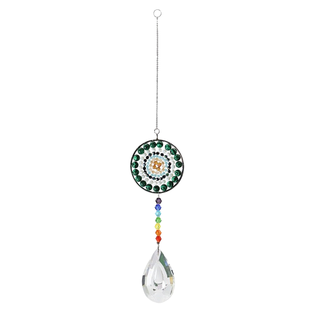 

Green Mandala - Art Crystal Suncatcher, 501 Original