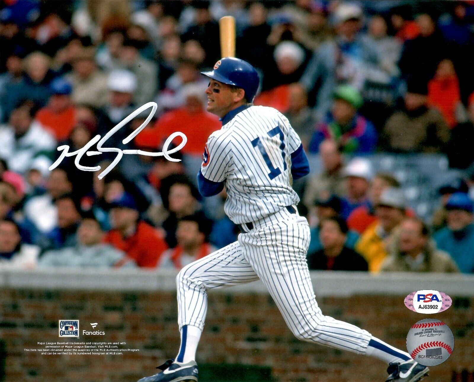 Mark Grace autographed signed 8x10 Photo Poster painting MLB Chicago Cubs PSA COA