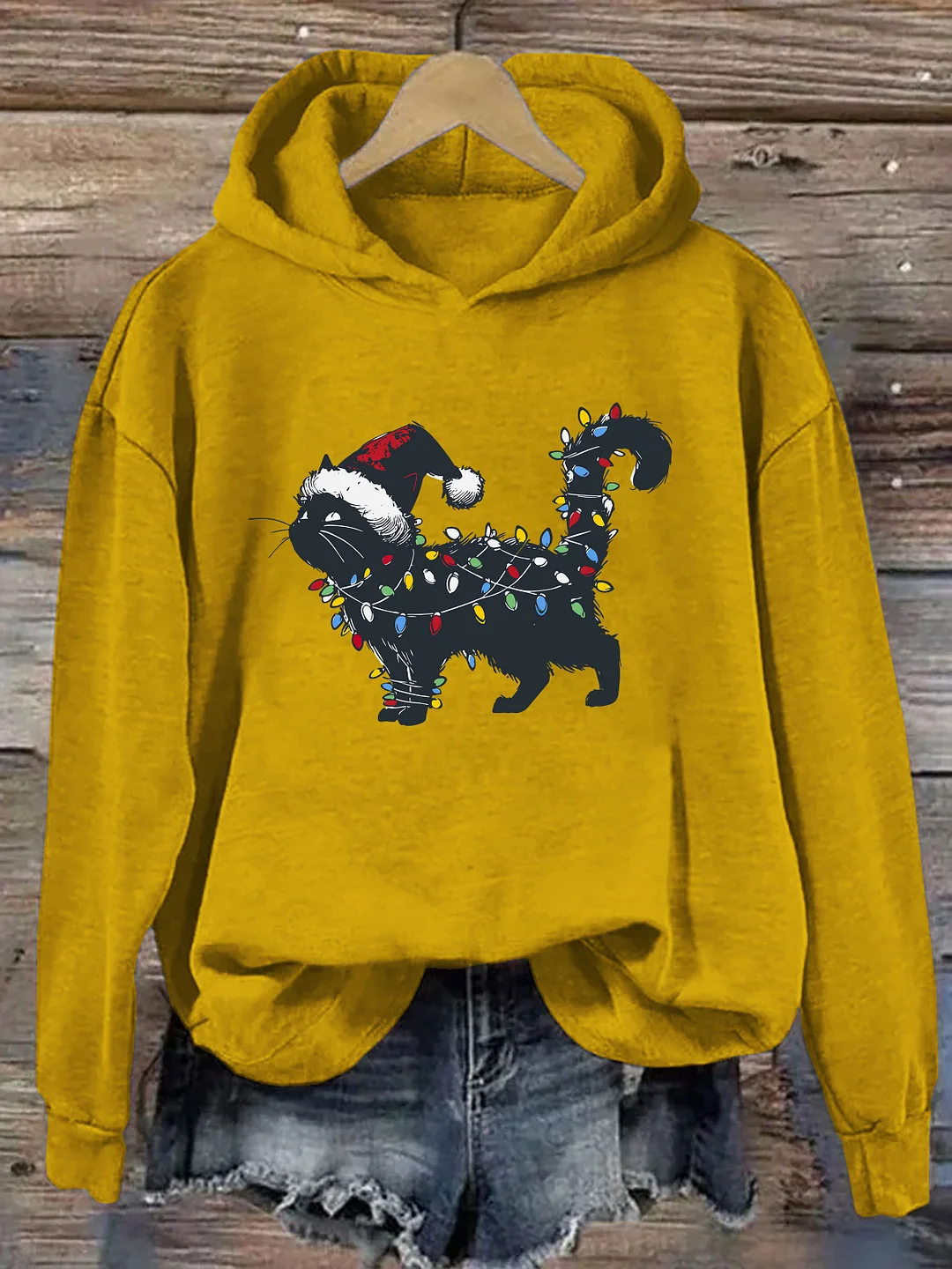 Cute Cat Christmas Hoodie