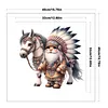 Indian Boy And Horse-11CT Stamped Cross Stitch 40*40cm/15.75*15.75in