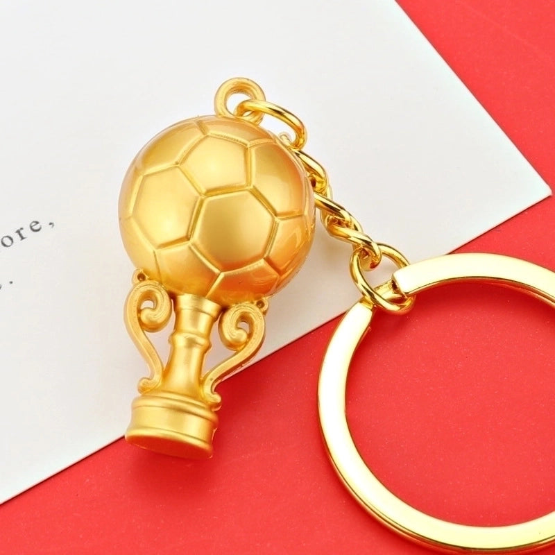 Fashion Football Alloy Unisex Bag Pendant Keychain 1 Piece