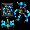Deformable Fidget Spinner, Double-Layer Chain Robot Finger Toy, Suitable For Boys And Girls