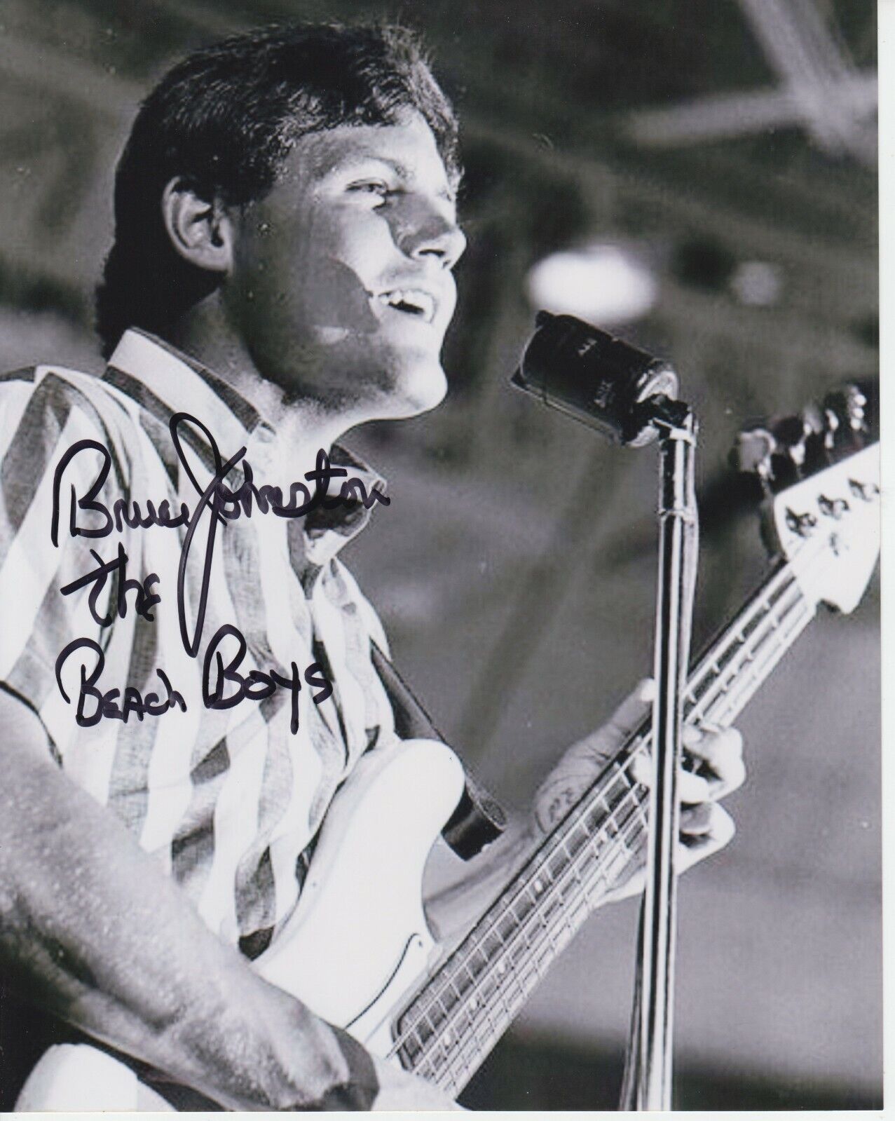 Bruce Johnston (Beach Boys) 8x10 Signed Photo Poster painting w/ COA Singer #1