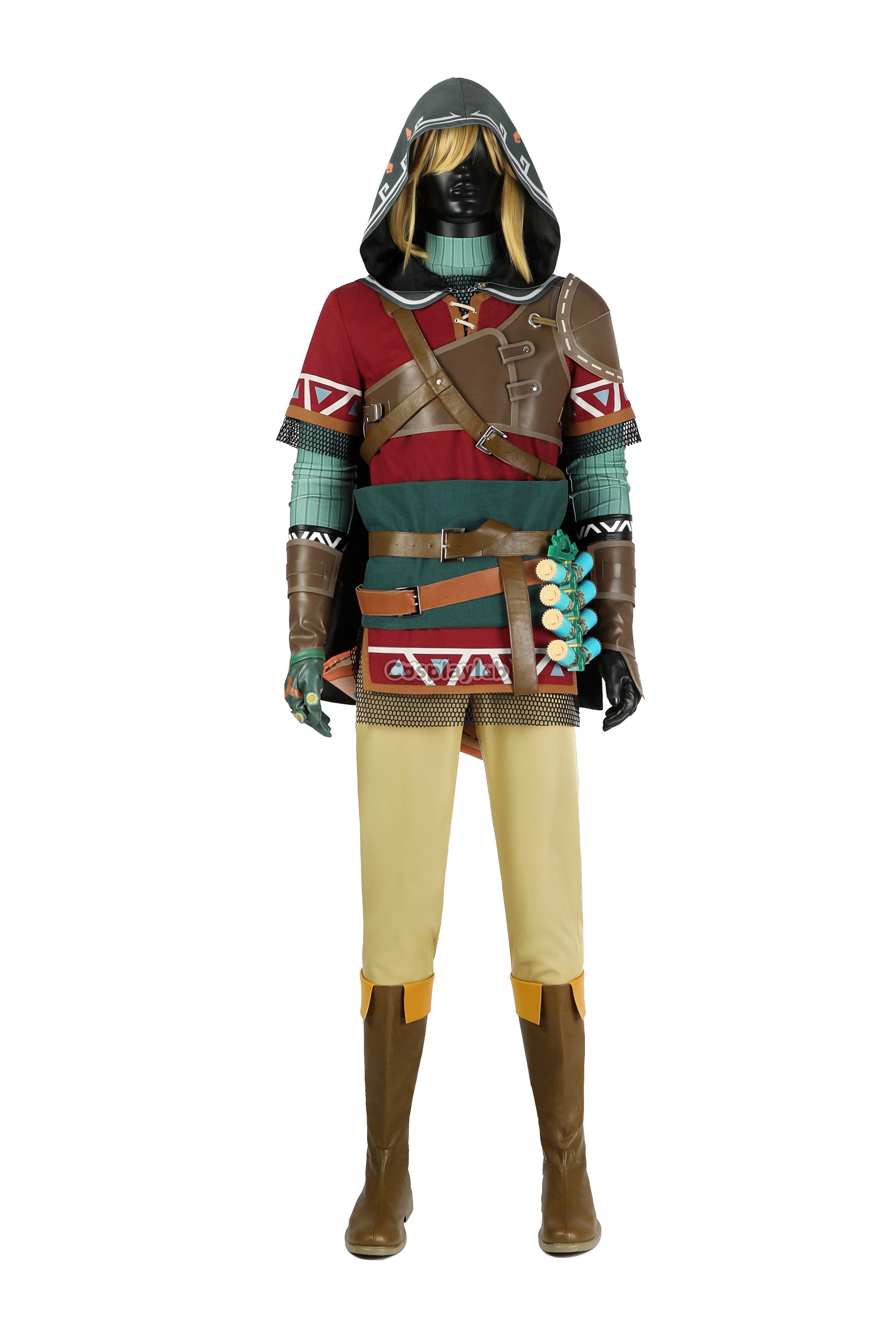 Zelda Link Hylian Tunic Cosplay Costume
