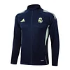25/26 Real Madrid Teal long zipper  Training Jacket Set