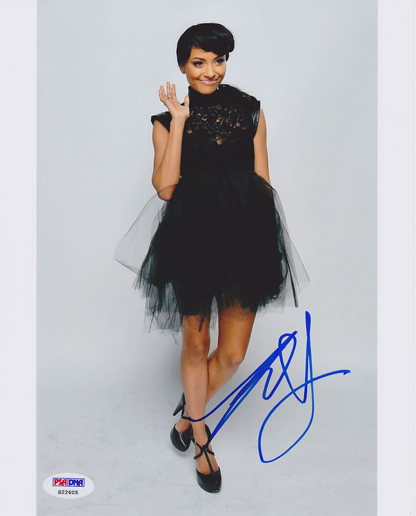 Kat Graham SIGNED 8x10 Photo Poster painting Bonnie The Vampire Diaries PSA/DNA AUTOGRAPHED