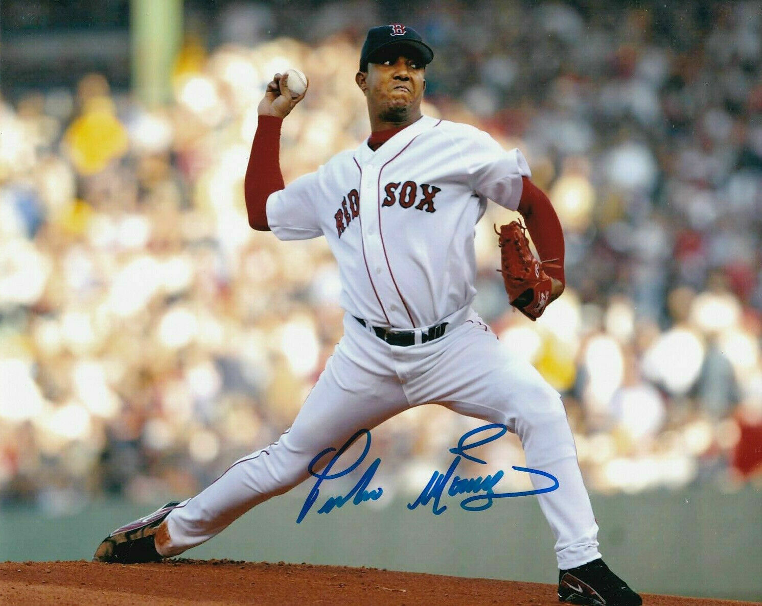 Pedro Martínez Autographed Signed 8x10 Photo Poster painting ( HOF Red Sox ) REPRINT