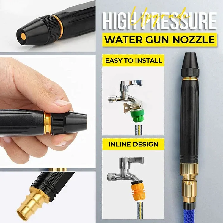 Adjustable Metal Nozzle Garden Hose Sprinkler | 168DEAL