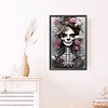 Skeleton Girl - Round AB Drills Diamond Painting(65*45cm)