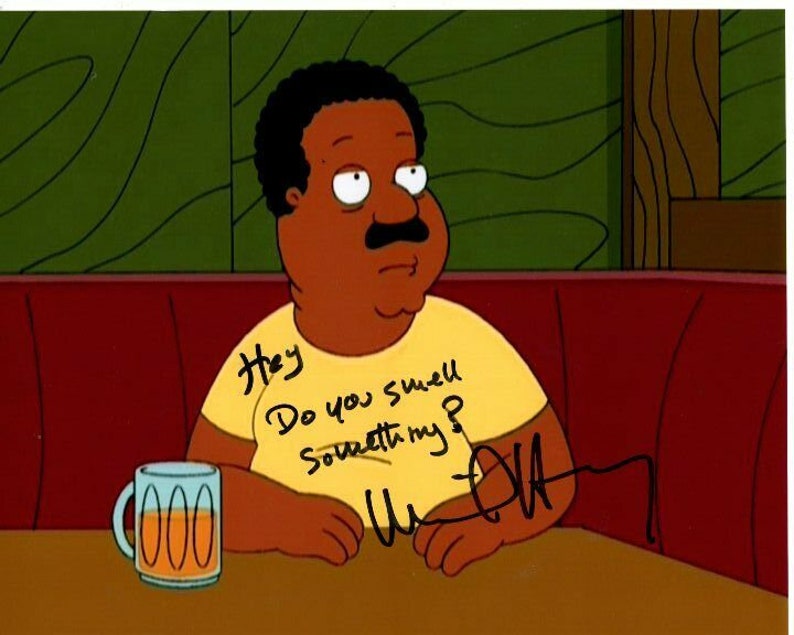 Mike henry signed autographed family guy cleveland brown Photo Poster painting great content