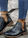 Low Heel Casual Boots
