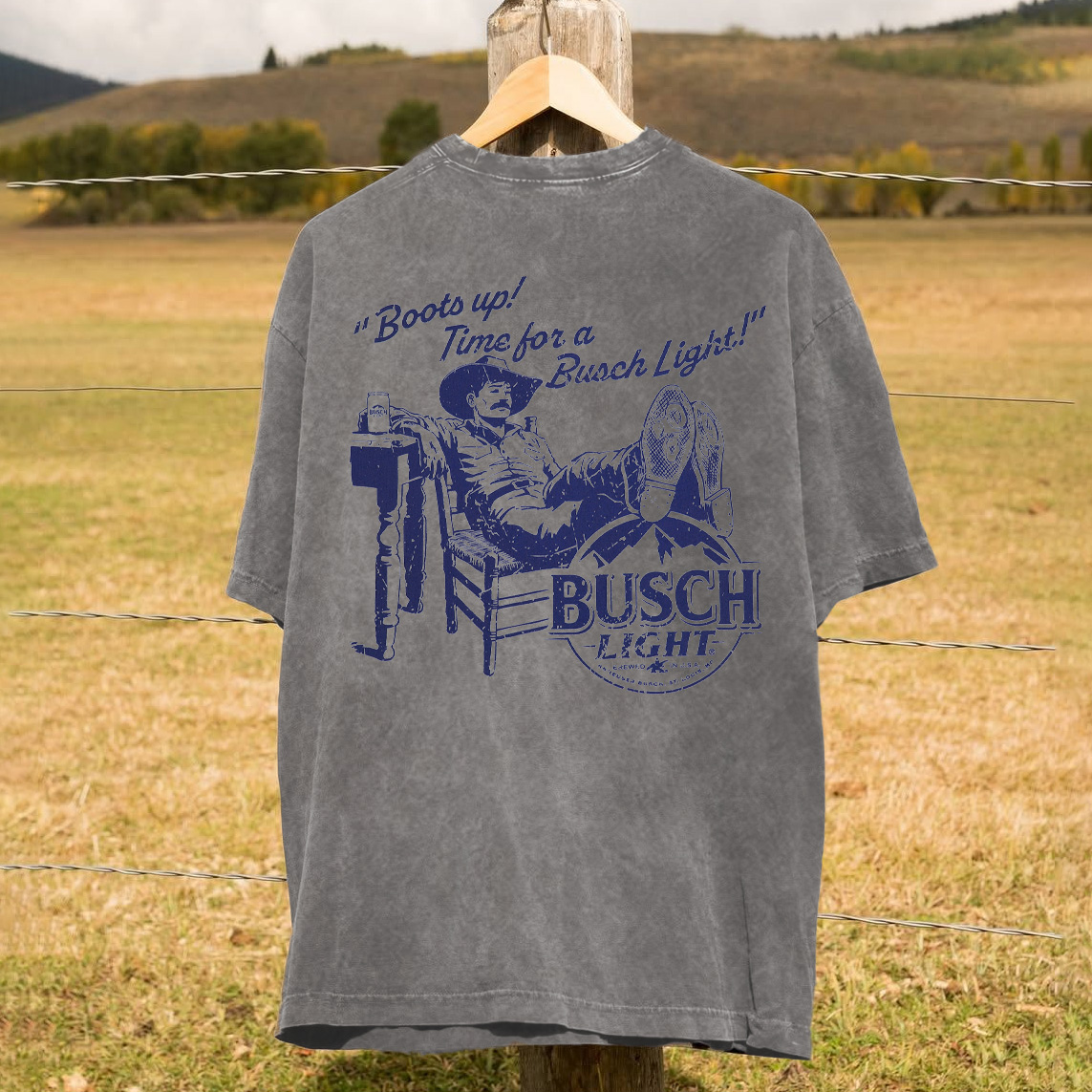 Casual Cowboy Graphic T-shirt