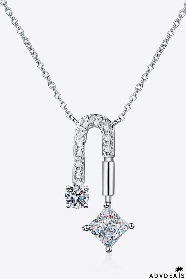 1.3 Carat Moissanite 925 Sterling Silver Necklace