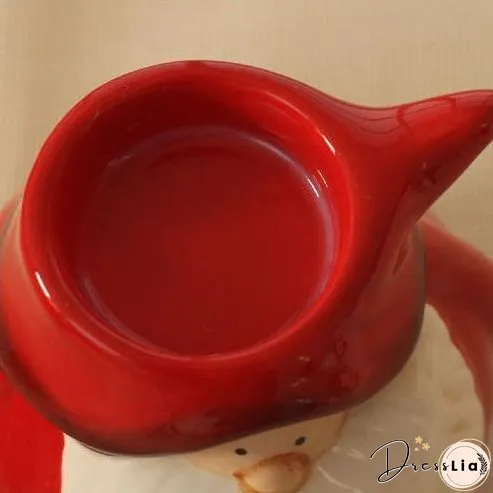 Cute Santa candle holder Xmas  Christmas party