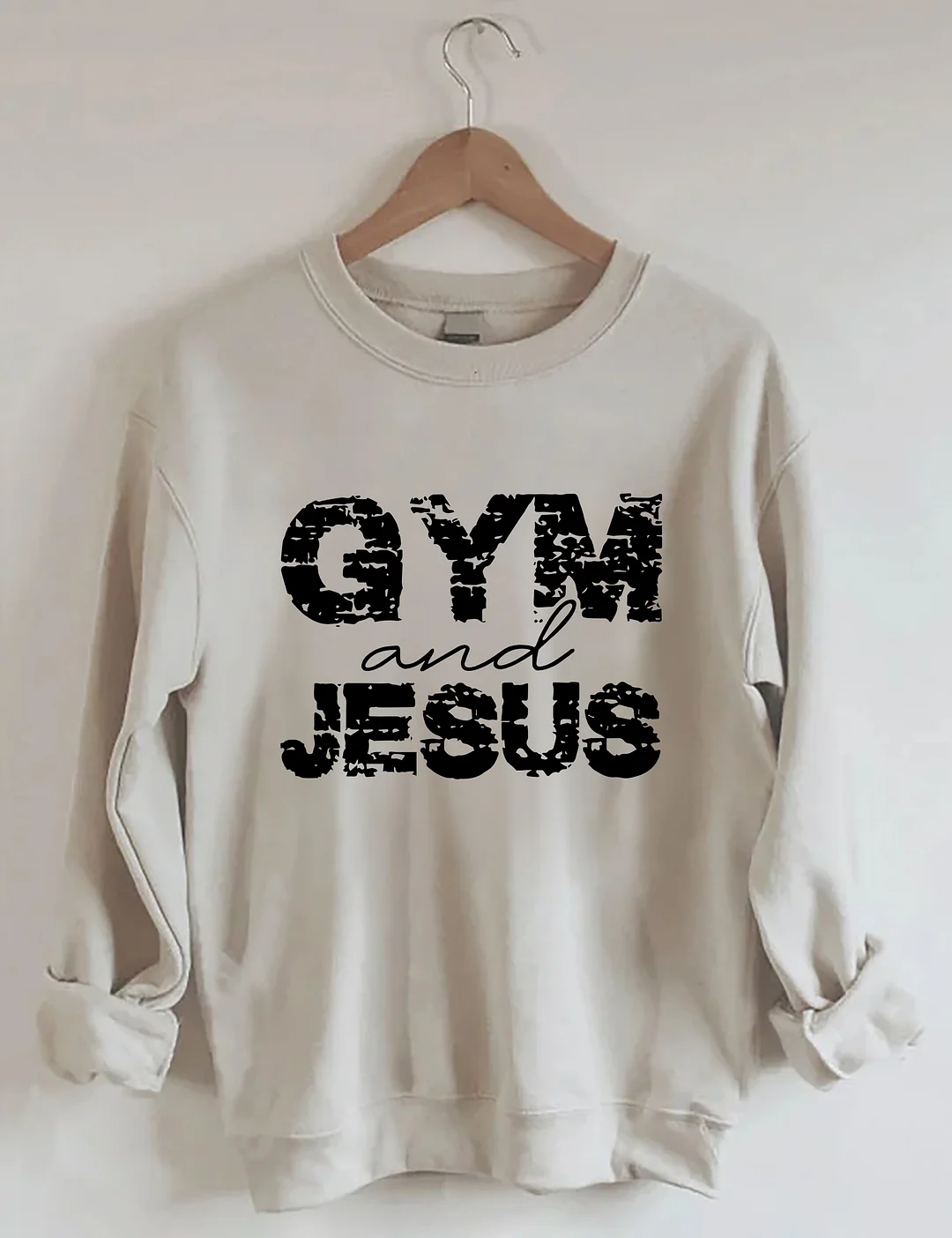 Gym And Jesus Sweatshirt