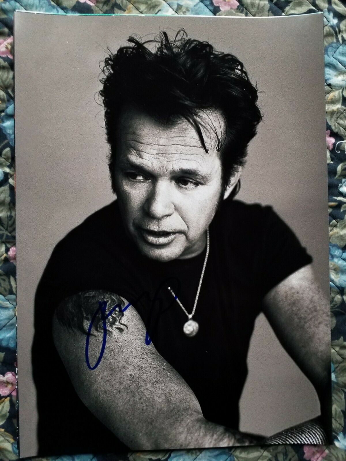 John Cougar Mellencamp Signed Autograph 8.2 x 11.7 Photo Poster painting